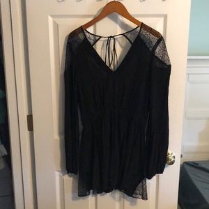 Urban Outfitters Backless Lace Romper